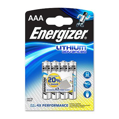 Energizer Ultimate Lithium AAA 4-Pack Energizer Ultimate Lithium AAA 4-Pack