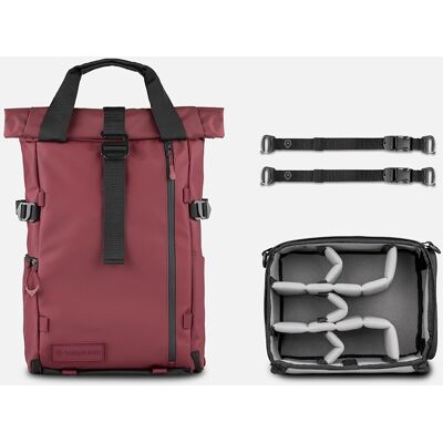 Wandrd PRVKE 21 V4, Photo Bundle, ryggsäck - Rhone Burgundy Wandrd PRVKE 21 V4, Photo Bundle, ryggsäck - Rhone Burgundy