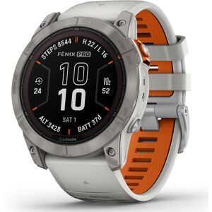 Garmin Fenix 7X Pro Sapphire Solar - Titanium/Orange