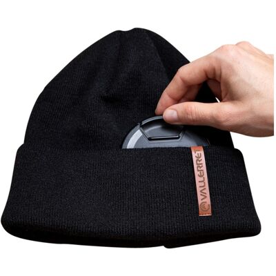 Vallerret Stash Beanie fotomössa svart Vallerret Stash Beanie fotomössa svart