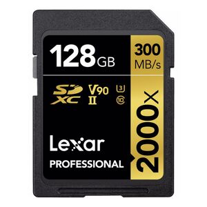 Lexar SDXC Professional 2000X 128GB UHS-II, 300MB/s
