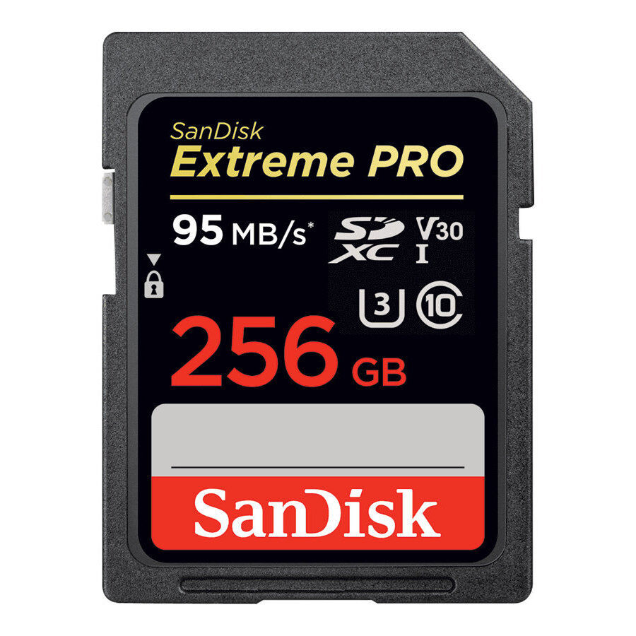 SanDisk SDXC Extreme Pro UHS-I V30 256GB Class 10 170MB/s