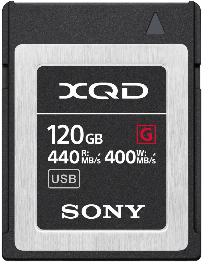Sony XQD 120GB G 440 MB/s Sony XQD 120GB G 440 MB/s