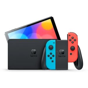 Nintendo Switch OLED - Blå & Röd