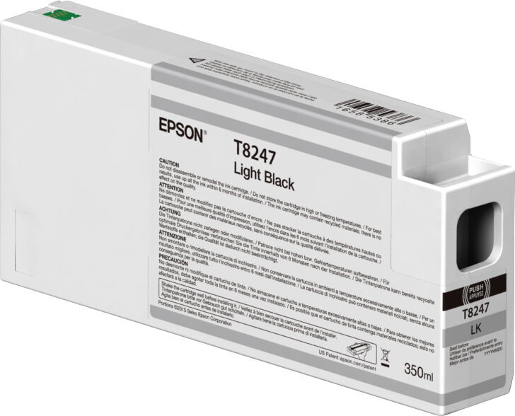 Epson T824700 Ultrachrome HDX Light Black 350ml Epson T824700 Ultrachrome HDX Light Black 350ml