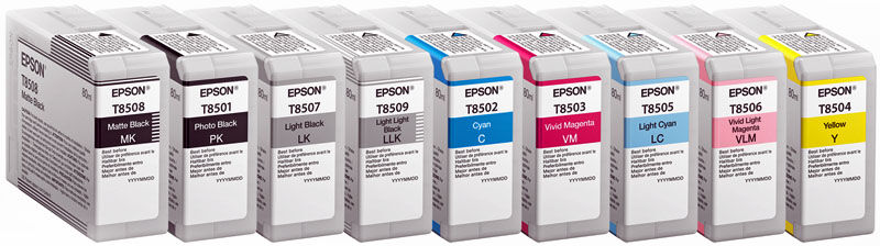 Epson Alla 9 patroner för P800 (80ml x 9) Epson Alla 9 patroner för P800 (80ml x 9)