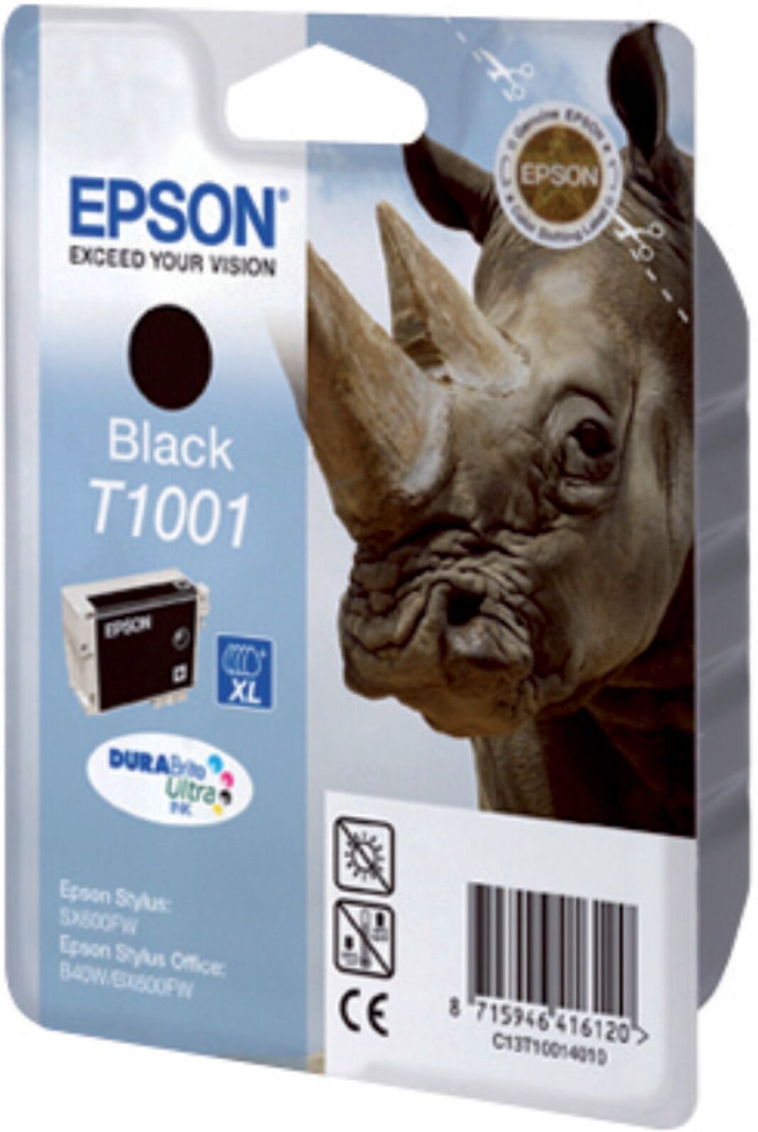 Epson DURABrite Ultra Ink T100 ink cartridge black T1001 Epson DURABrite Ultra Ink T100 ink cartridge black T1001