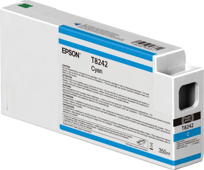 Epson T824200 Ultrachrome HDX Cyan 350ml Epson T824200 Ultrachrome HDX Cyan 350ml