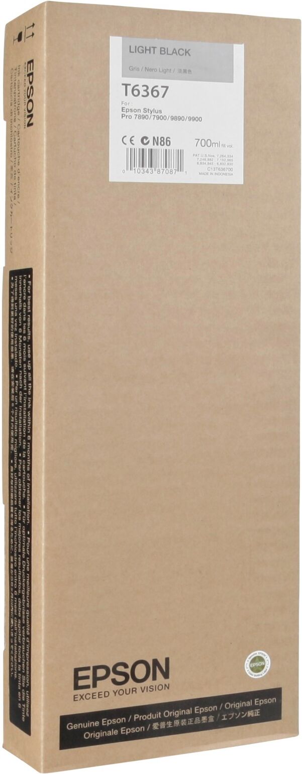 Epson T636700 light black 700ml Epson T636700 light black 700ml