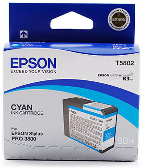 Epson T5802 Cyan 80ml till Pro 3800, Pro 3880 Epson T5802 Cyan 80ml till Pro 3800, Pro 3880