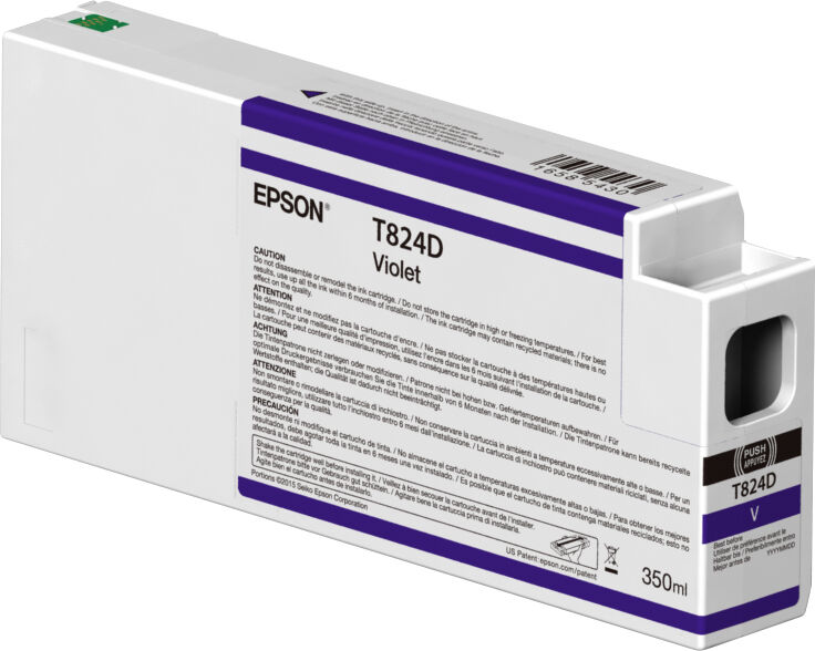 Epson T824D00 Ultrachrome HDX Violet 350ml Epson T824D00 Ultrachrome HDX Violet 350ml