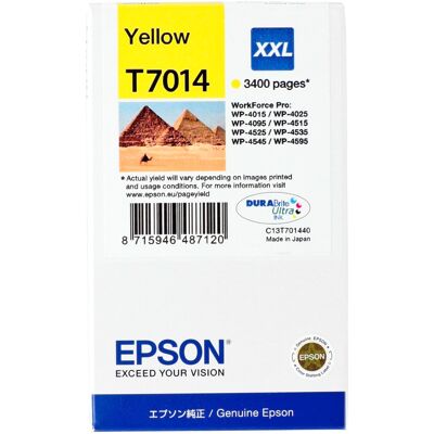 Epson XXL yellow T701 WorkForce Pro T7014 Epson XXL yellow T701 WorkForce Pro T7014