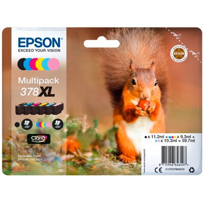 Epson Multipack Claria Photo HD T378 XL (6 colors) T3798 Epson Multipack Claria Photo HD T378 XL (6 colors) T3798