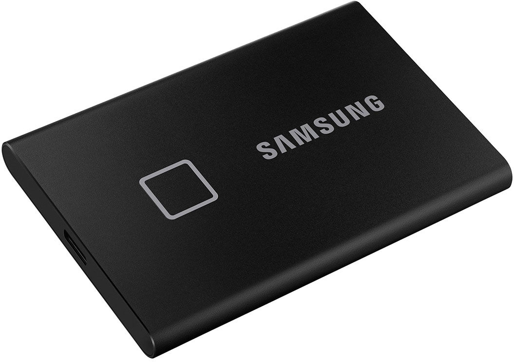 Samsung T7 Touch Bärbar SSD, 500GB, USB-C (3.2 gen 2) - Svart Samsung T7 Touch Bärbar SSD, 500GB, USB-C (3.2 gen 2) - Svart