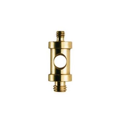 Manfrotto 118 tapp, kort 16mm adapter med 1/4" och 3/8" hane Manfrotto 118 tapp, kort 16mm adapter med 1/4" och 3/8" hane