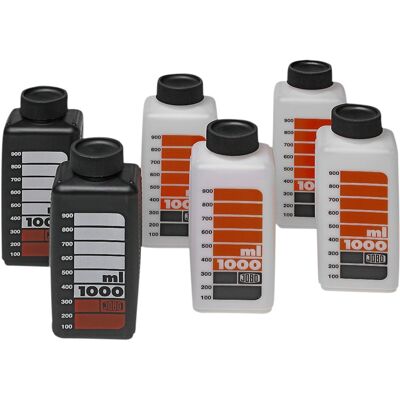 Jobo Bottle Kit 1000ml - 2x 3373 & 4x 3373, vit & svart Jobo Bottle Kit 1000ml - 2x 3373 & 4x 3373, vit & svart