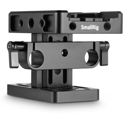 Smallrig 2039 baseplate (Manfrotto) med 15 mm rail support system Smallrig 2039 baseplate (Manfrotto) med 15 mm rail support system