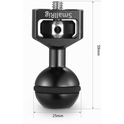 Smallrig 2132 ballhead med 1/4" screw Smallrig 2132 ballhead med 1/4" screw