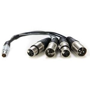 Atomos Lemo till XLR breakout-kabel med 4 st XLR-kontakter