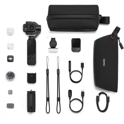 DJI Osmo Pocket 4P Vlog Combo, kombinerad kamera och stabilisering DJI Osmo Pocket 4P Vlog Combo, kombinerad kamera och stabilisering