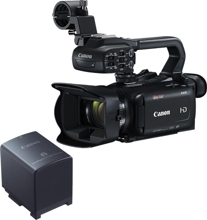 Canon XA15 Powerkit (med ett extrabatteri) Canon XA15 Powerkit (med ett extrabatteri)