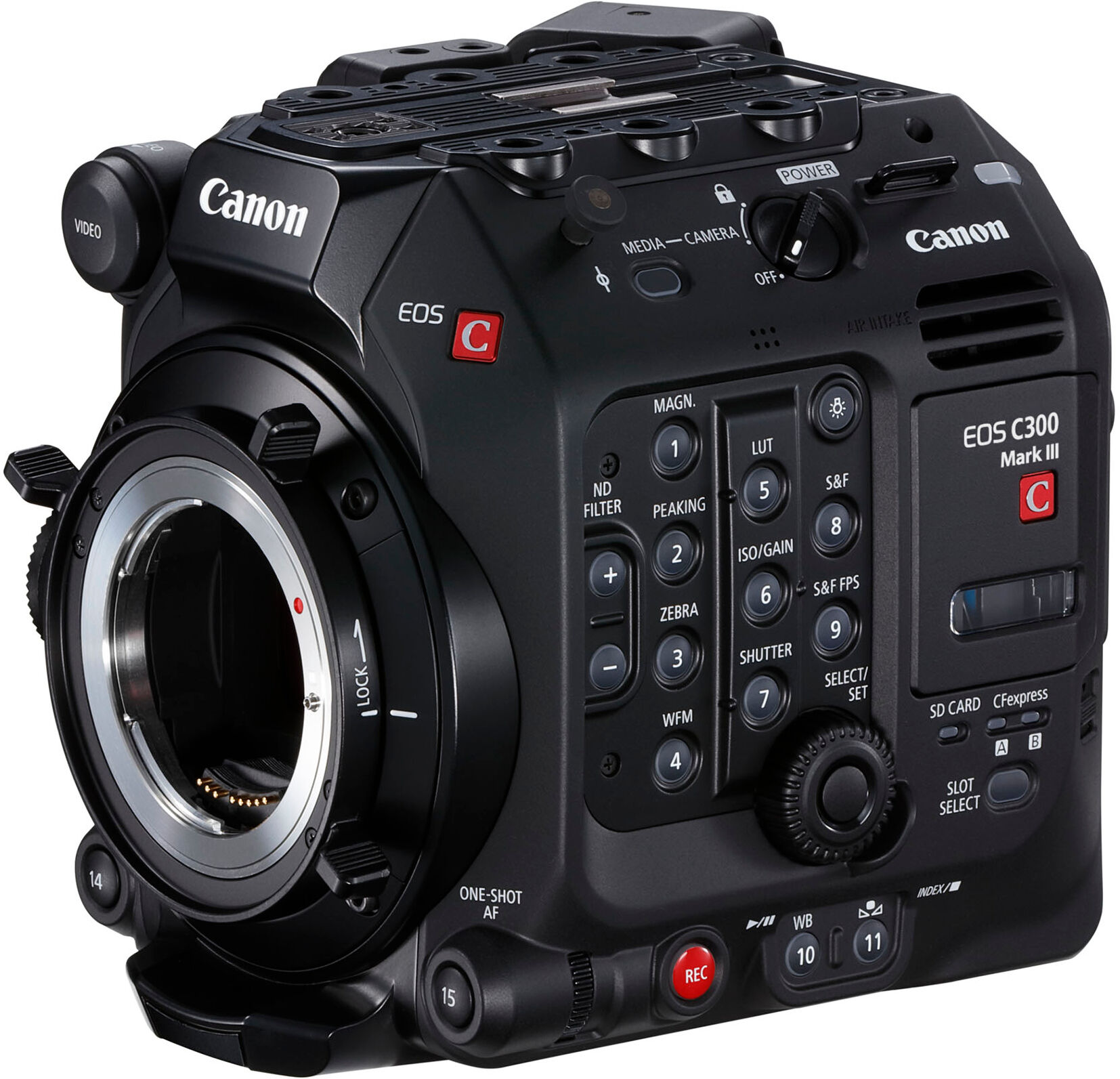 Canon EOS C300 Mark III för EF-optik Canon EOS C300 Mark III för EF-optik