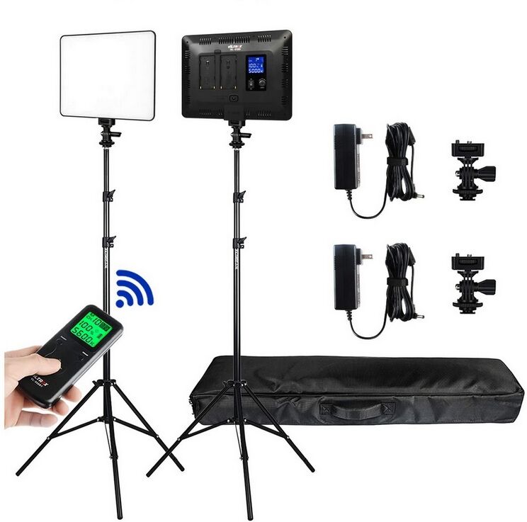 Viltrox VL-200T LED belysning Dubbel Kit Viltrox VL-200T LED belysning Dubbel Kit