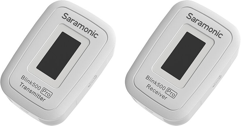Saramonic Blink 500 Pro trådlöst mikrofonsystem, 1 st sändare + 1 st mottagare, vit Saramonic Blink 500 Pro trådlöst mikrofonsystem, 1 st sändare + 1 st mottagare, vit