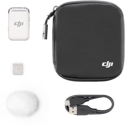 DJI Mic 2, 1 TX - Vit DJI Mic 2, 1 TX - Vit