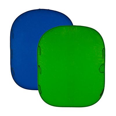 Manfrotto hopfällbar bakgrund Chromakey 1,5 x 1,8 m, blå/grön Manfrotto hopfällbar bakgrund Chromakey 1,5 x 1,8 m, blå/grön