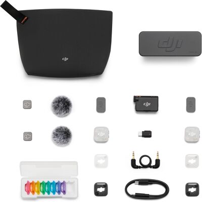 DJI Mic Mini 2S (2 TX + 1 RX + Charging Case) DJI Mic Mini 2S (2 TX + 1 RX + Charging Case)
