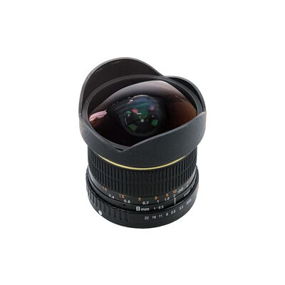 Dörr Fisheye 8mm f/3,5, för Canon EF-fattning Dörr Fisheye 8mm f/3,5, för Canon EF-fattning