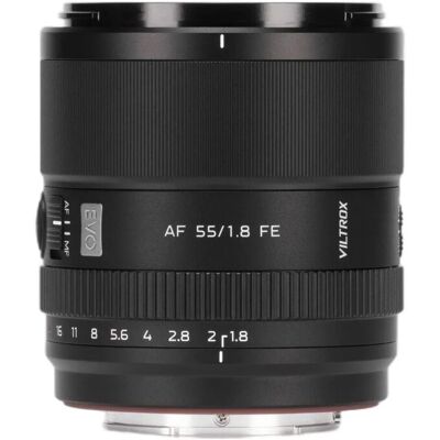 Viltrox AF 55mm f/1,8 EVO för Sony (fullformat) Viltrox AF 55mm f/1,8 EVO för Sony (fullformat)