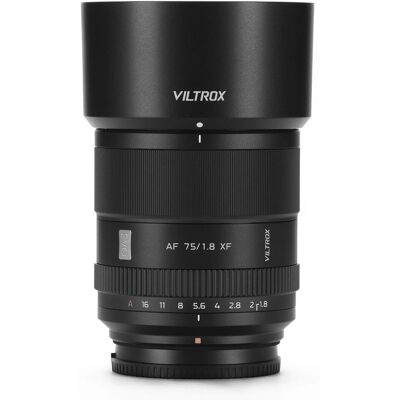 Viltrox AF 75mm f/1,8 EVO för Fujifilm XF (APS-C) Viltrox AF 75mm f/1,8 EVO för Fujifilm XF (APS-C)
