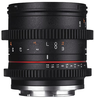 Samyang 21mm T1,5 ED AS UMC CS CINE för Canon EOS M Samyang 21mm T1,5 ED AS UMC CS CINE för Canon EOS M
