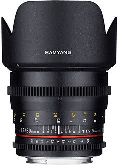 Samyang 50mm T1,5 AS UMC VDSLR för Micro 4/3 Samyang 50mm T1,5 AS UMC VDSLR för Micro 4/3