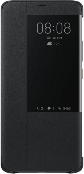 Huawei Smart View Flip Cover Mate 20 Pro - Svart Huawei Smart View Flip Cover Mate 20 Pro - Svart