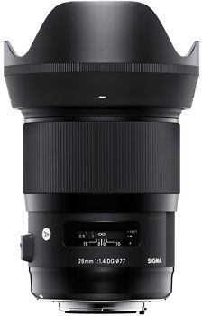 Sigma 28/1,4 DG HSM Art, för Canon EF-fattning Sigma 28/1,4 DG HSM Art, för Canon EF-fattning