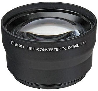 Canon TC-DC58E telekonverter 1,4x till Powershot G15/G16 (kräver LA-DC58L) Canon TC-DC58E telekonverter 1,4x till Powershot G15/G16 (kräver LA-DC58L)