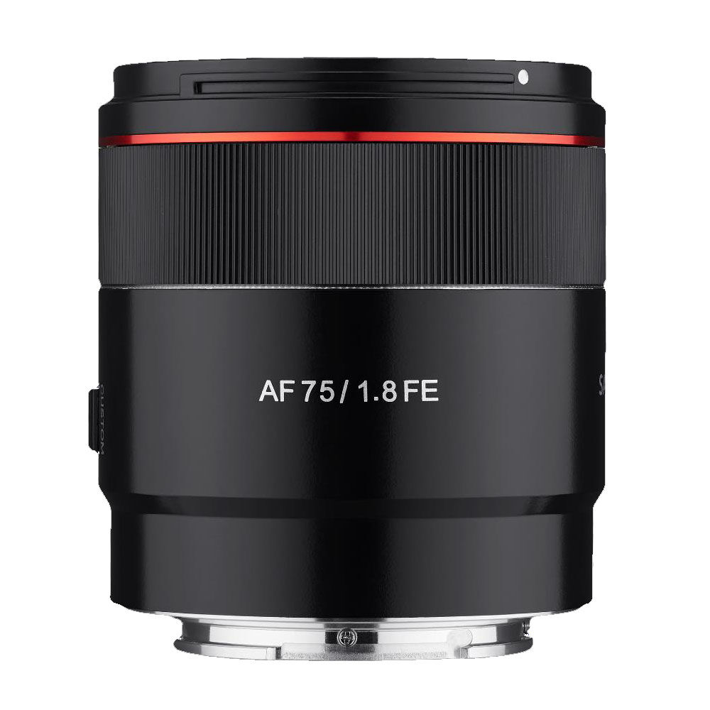 Samyang AF 75/1,8 FE, för Sony E-fattning (fullformat), autofokus Samyang AF 75/1,8 FE, för Sony E-fattning (fullformat), autofokus