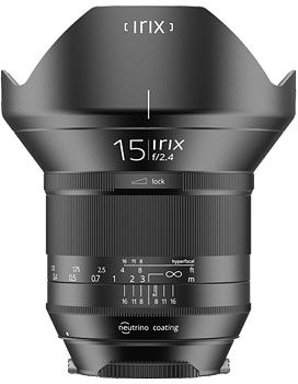 Irix 15/2,4 Blackstone för Pentax K Irix 15/2,4 Blackstone för Pentax K
