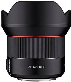 Samyang AF 14/2,8 ED AS IF EF UMC, för Canon EF-fattning (fullformat), autofokus Samyang AF 14/2,8 ED AS IF EF UMC, för Canon EF-fattning (fullformat), autofokus