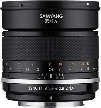 Samyang MF 85/1,4 AS IF UMC Mark II, för Canon EF-fattning Samyang MF 85/1,4 AS IF UMC Mark II, för Canon EF-fattning