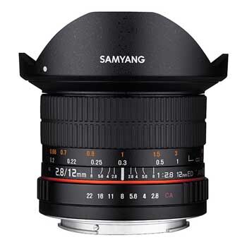 Samyang 12/2,8 ED AS NCS fisheye för Nikon F (AE) Samyang 12/2,8 ED AS NCS fisheye för Nikon F (AE)