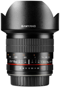 Samyang 10/2,8 ED AS NCS CS för Sony A-fattning (DSLR/SLT) Samyang 10/2,8 ED AS NCS CS för Sony A-fattning (DSLR/SLT)