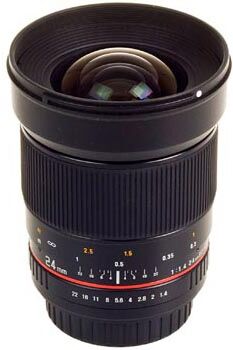 Samyang MF 24/1,4 ED AS UMC för Sony A-fattning (DSLR/SLT) Samyang MF 24/1,4 ED AS UMC för Sony A-fattning (DSLR/SLT)