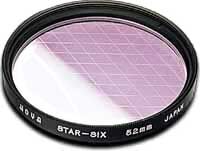 Hoya Star-six, 6-uddigt stjärnfilter 55mm Hoya Star-six, 6-uddigt stjärnfilter 55mm