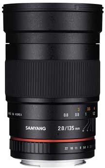 Samyang MF 135/2,0 ED UMC för Sony E-fattning (fullformat) Samyang MF 135/2,0 ED UMC för Sony E-fattning (fullformat)