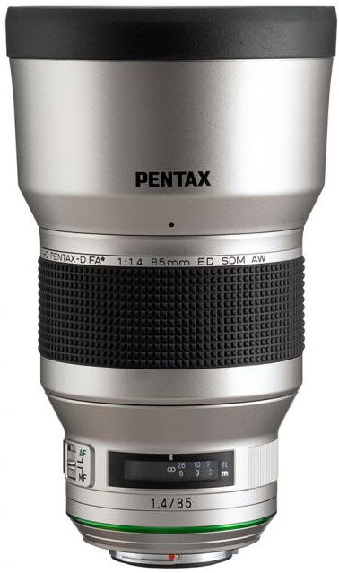 Pentax HD D FA* 85/1,4 SDM AW, Silver Edition Pentax HD D FA* 85/1,4 SDM AW, Silver Edition