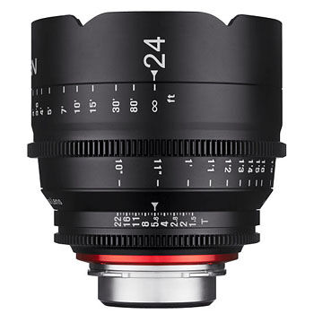 Samyang Xeen 24mm T1,5 Sony E-fattning Samyang Xeen 24mm T1,5 Sony E-fattning